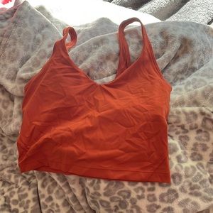 LuluLemon Align Tank Rusty Orange